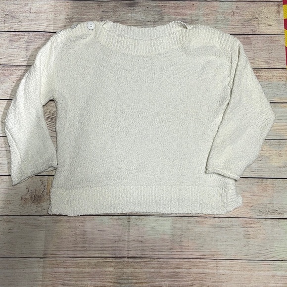 Caslon Button Neck  Boatneck Sweater - Picture 1 of 5